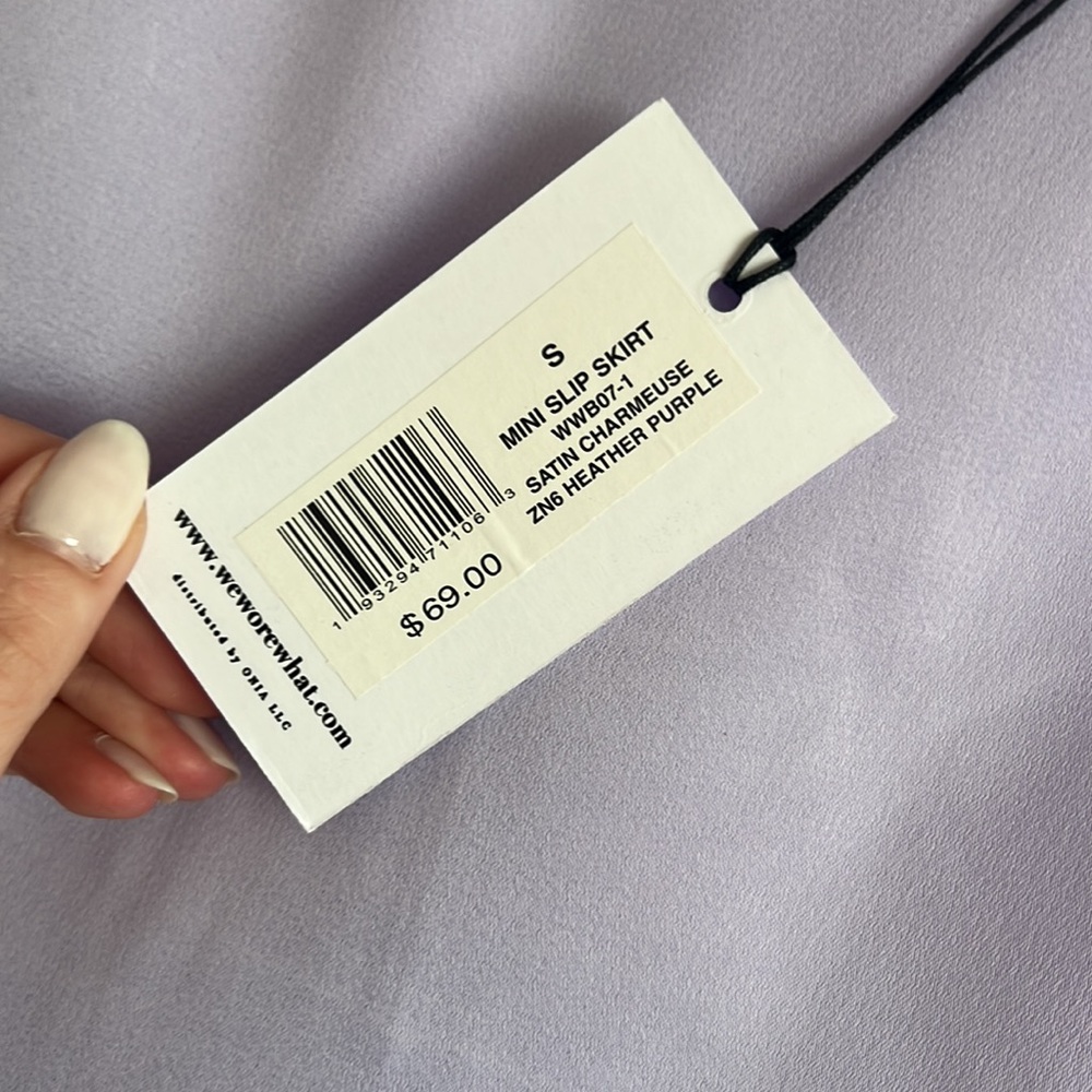 Mini slip skirt - Picture 4 of 4